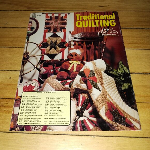 Traditional Quilting with Full-sized Patterns Sp-25 (Craft Course, 1980) - Picture 2 of 2